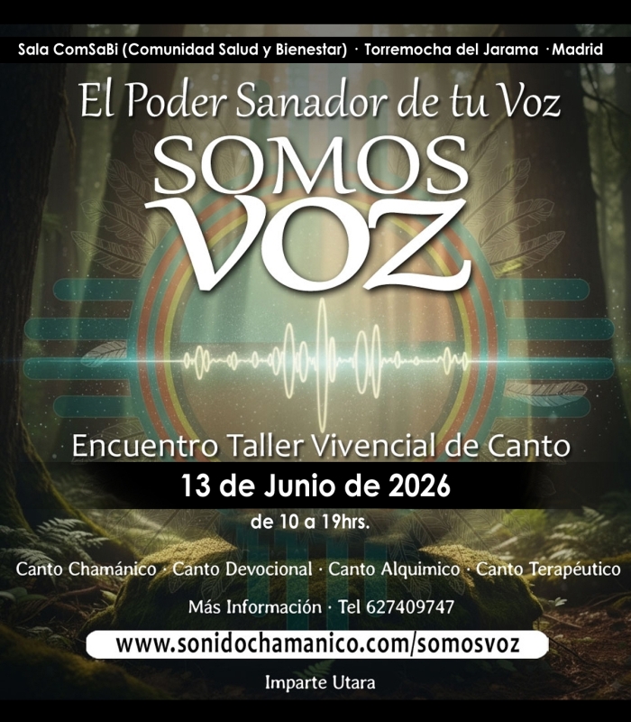 Somos Voz · Vivencial de Canto · 13 de Junio de 2026