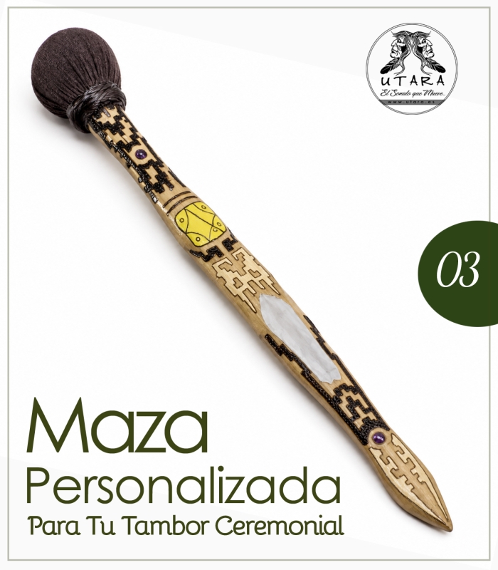 Mazas Personalizadas Para tu Tambor Chamanico