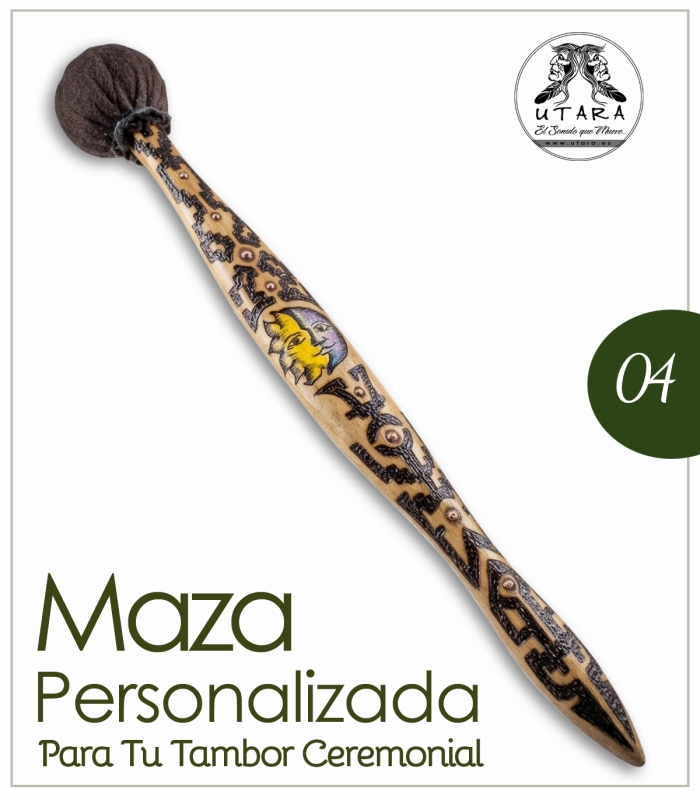 Mazas Personalizadas Para tu Tambor Chamanico