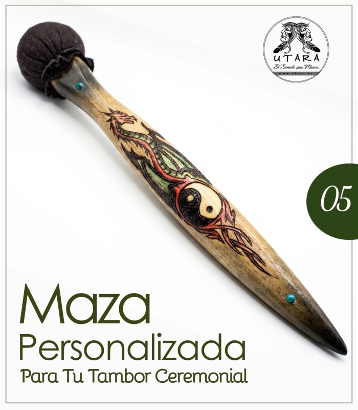 Mazas Personalizadas Para tu Tambor Chamanico
