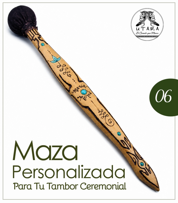 Mazas Personalizadas Para tu Tambor Chamanico
